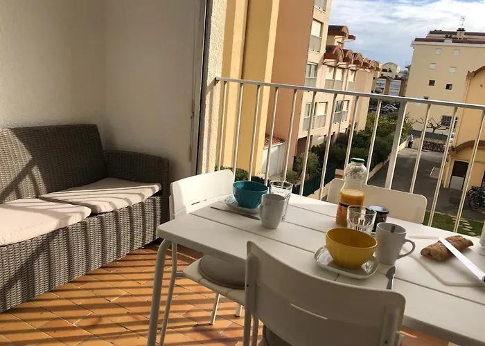 Les Palmiers De Gruissan, T2, Vue Port ! Apartmán *